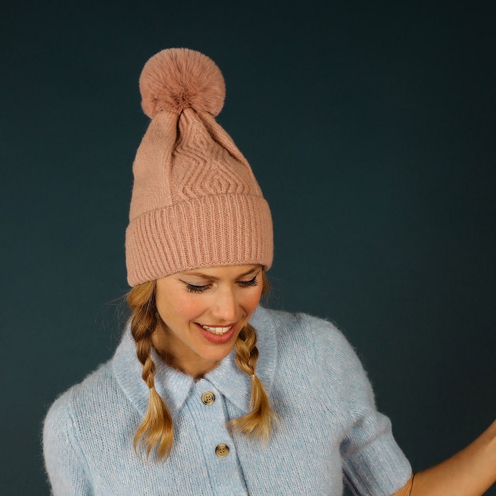 Ladies Bobble Hat Ingrid Perfect Gift by Powder Design