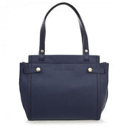 Plinio Visona Rosalia Luxury Leather Handbag in Blue