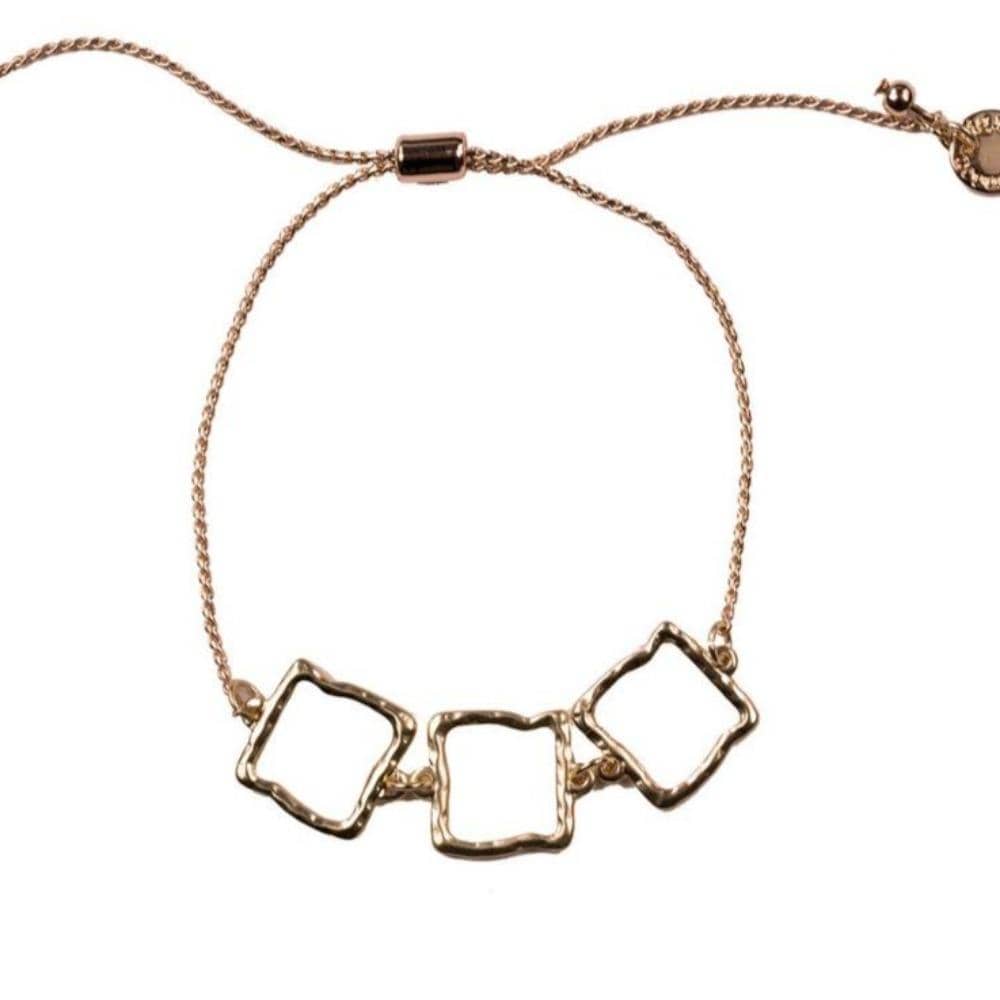 Ladies Bracelet 'Ginger' Textured Geometrical Scribble Jewellery Gift by Big Metal London