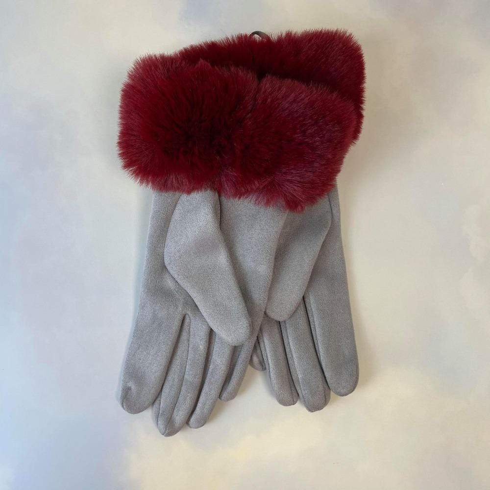 Ladies Faux Suede Gloves BETTINA Perfect Gift by Powder Design