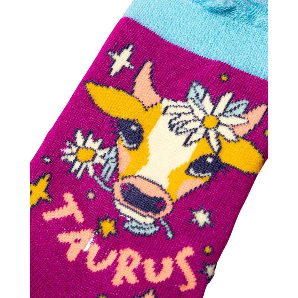 Ladies Bamboo Zodiac Ankle Socks perfect gift by Powder-UK - Taurus